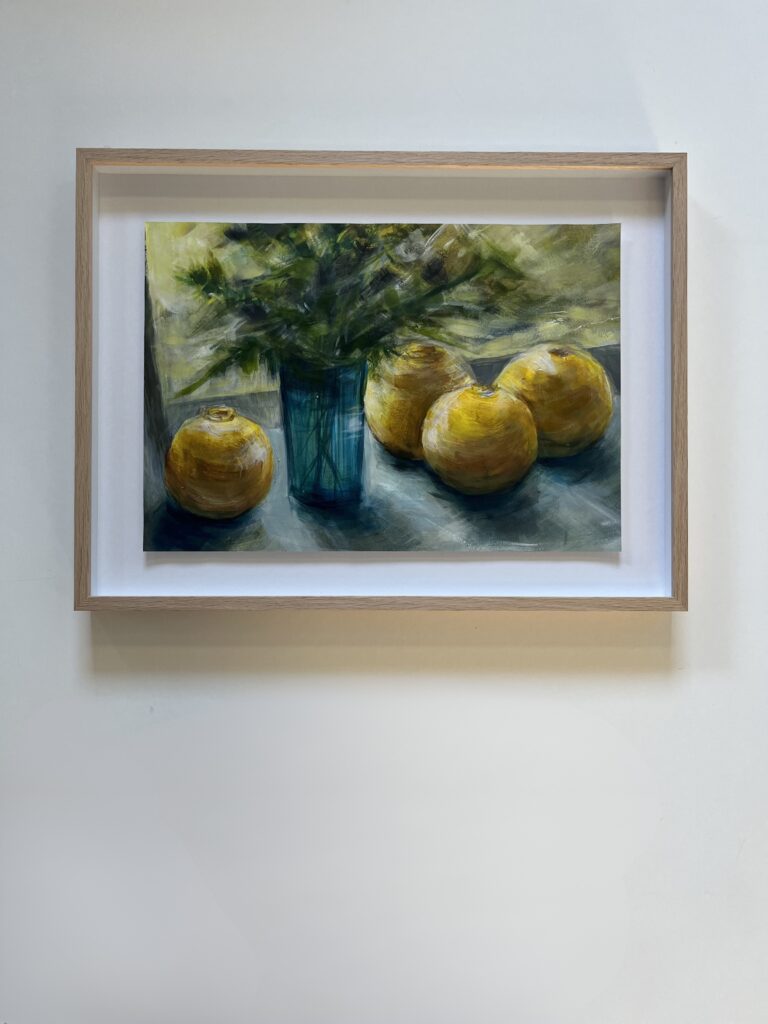 Custom picture frame art still life
